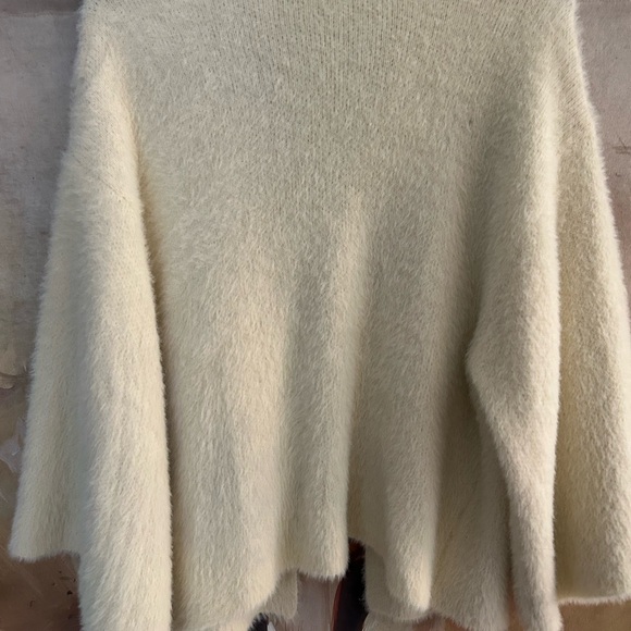 Sleeping on Snow Anthropology cardigan open front Kimono cozy soft Ivory W OS - Picture 7 of 9